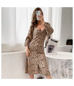 Printing Vintage Wholesale Midi Dress SD162675