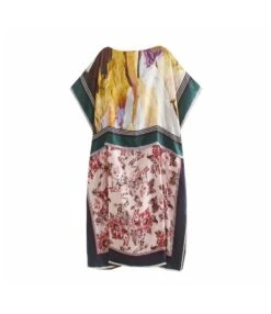 Sleeveless Round Neck Vintage Floral Maxi Dress Wholesale Clothing SD070030